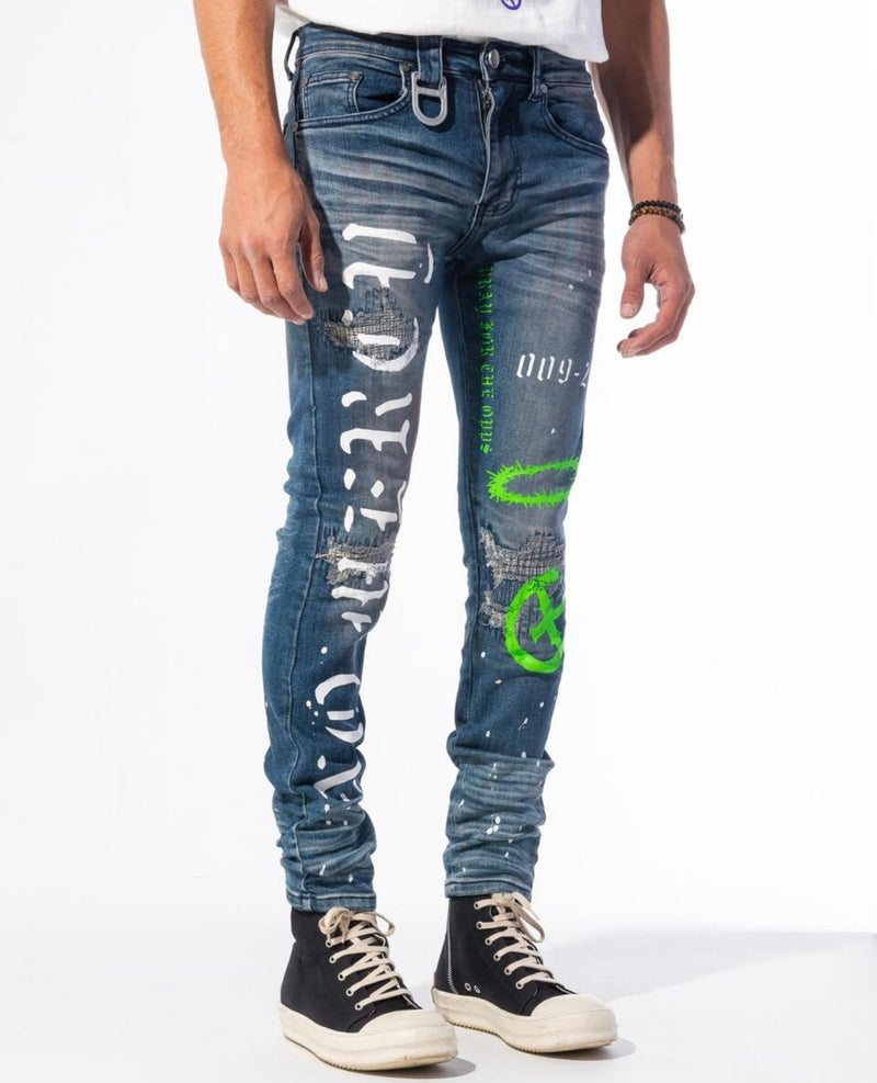 Gala (Accomplice denim dark wash jean)