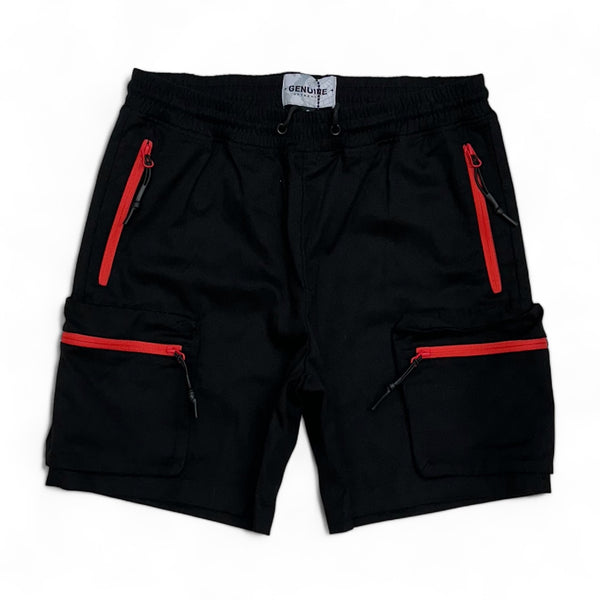 Genuine (Black/red cargo short)