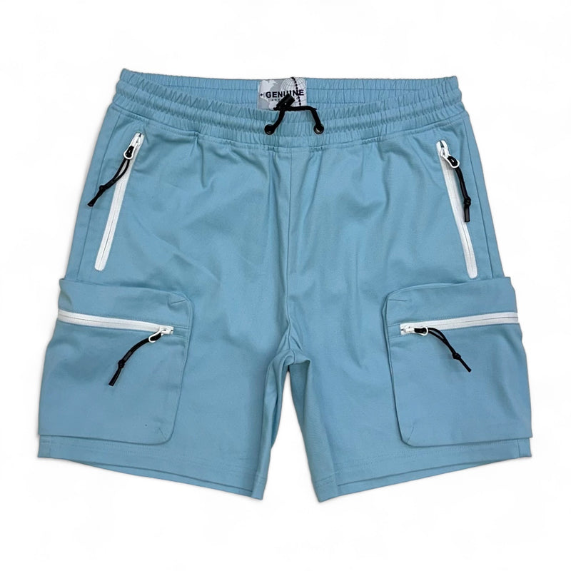 Genuine (Cloud Blue/white cargo short)