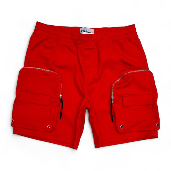 Genuine (Red double pocket cargo short)