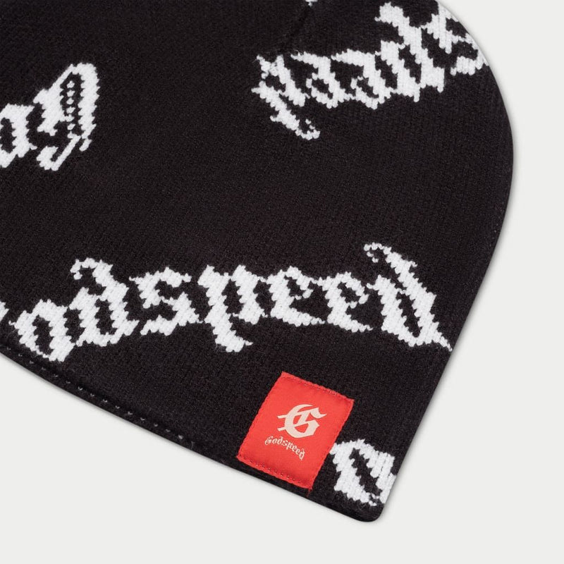 Godspeed (Black/white OG Logo Beanie Hat)