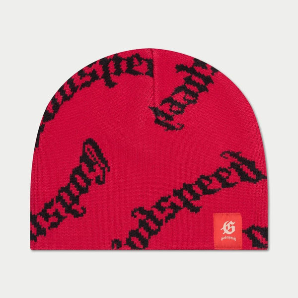 Godspeed (Red/black OG Logo Beanie Hat)