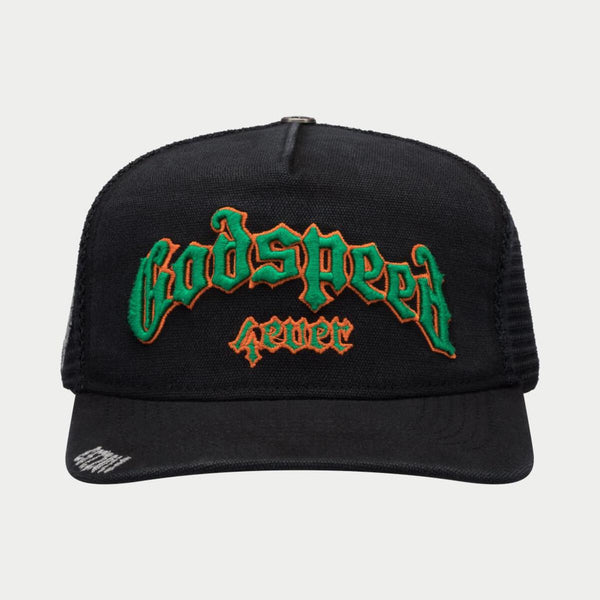 Godspeed (Black /green /oranger Gs forever trucker hat