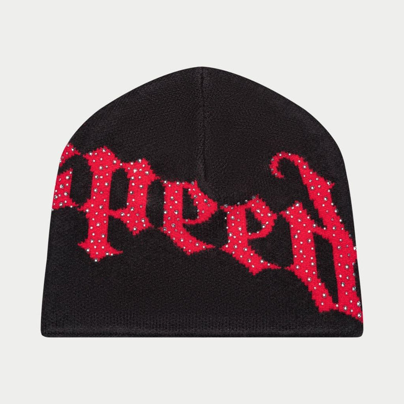 Godspeed (Black/Red OG Logo Studded Beanie)