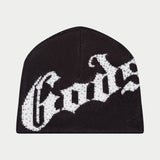 Godspeed Og Logo Studded Beanie Black/White