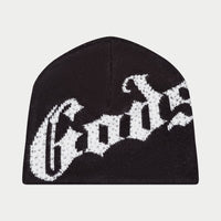 Godspeed Og Logo Studded Beanie Black/White