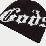 Godspeed Og Logo Studded Beanie Black/White