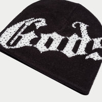 Godspeed Og Logo Studded Beanie Black/White