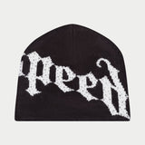 Godspeed Og Logo Studded Beanie Black/White
