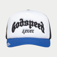 Godspeed GS Forever Foam Trucker Hat Black/Royal Blue