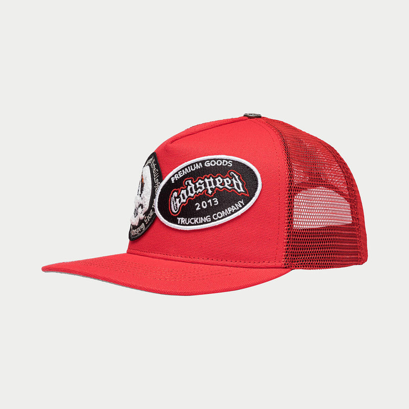 Godspeed (Red Og Dual Patch Trucker Hat)