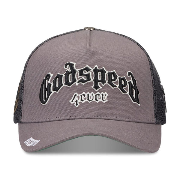 Godspeed (Smoke Grey/Black Gs forever trucker hat)