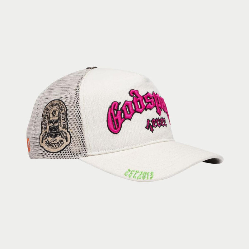 Godspeed (White/Fuchsia GS Forever Trucker Hat)