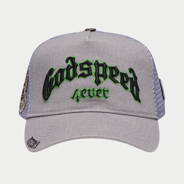 Godspeed (grey/green gs forever trucker hat)