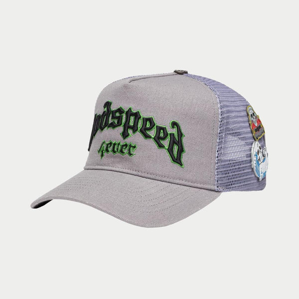 Godspeed (grey/green gs forever trucker hat)