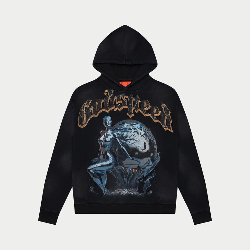 Godspeed (Black wash "chrome Seducation hoodie)