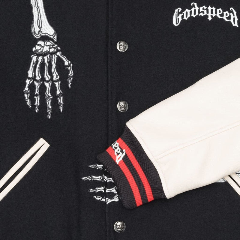 Godspeed (Black/red R.o.d varsity jacket v2)