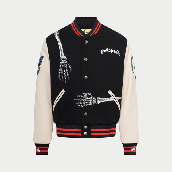 Godspeed (Black/red R.o.d varsity jacket v2)