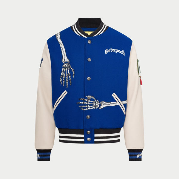 Godspeed (Blue R.o.d varsity jacket v2)