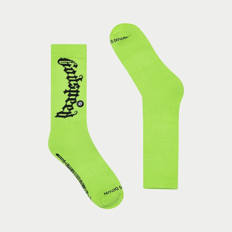 Godspeed (Neon Lime OG Logo Sock)