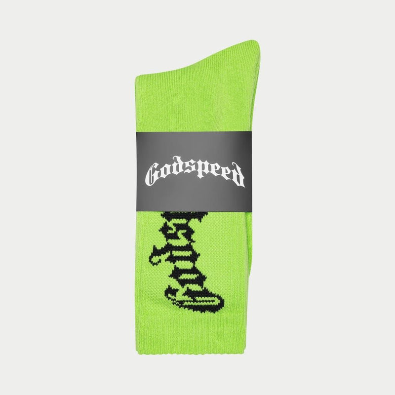 Godspeed (Neon Lime OG Logo Sock)