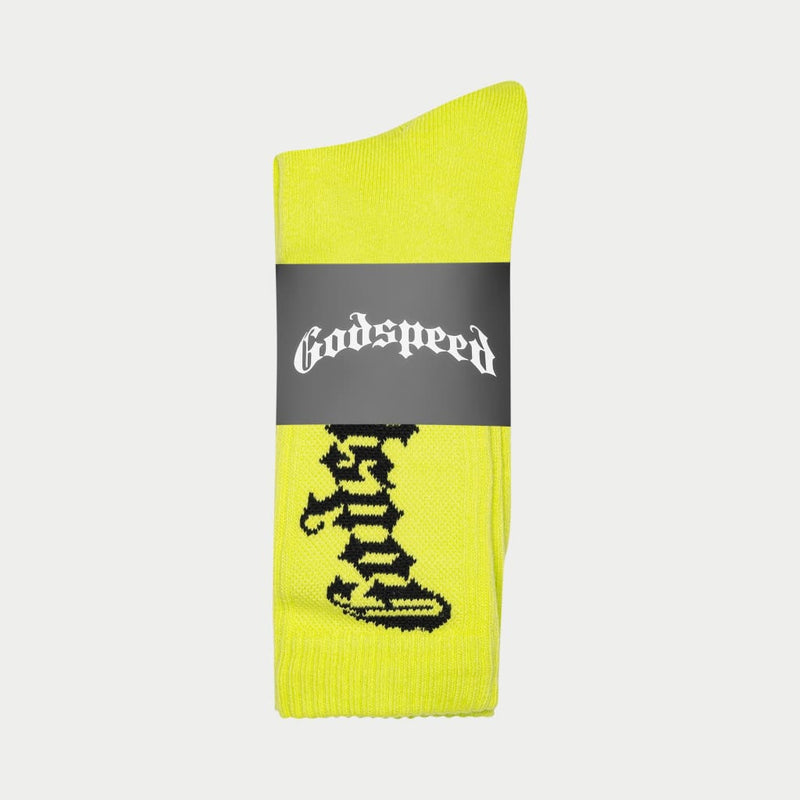 Godspeed (Neon Yellow OG Logo Sock)