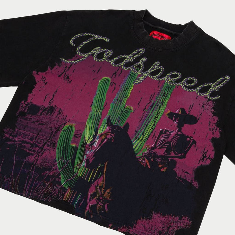 Godspeed (Black “West world cropped t-shirt)