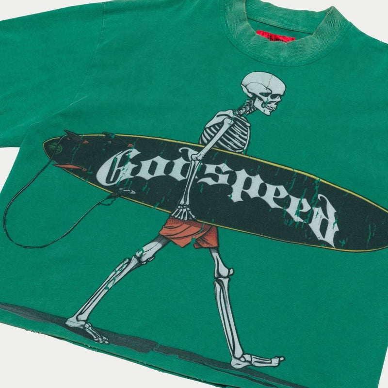 Godspeed (Emerald "surf day cropped t-shirt)