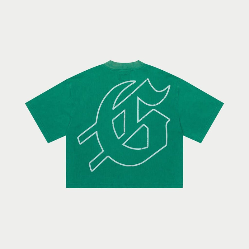 Godspeed (Emerald "surf day cropped t-shirt)