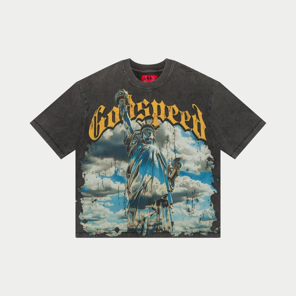 Godspeed (Grey Wash 'Chrome Liberty' T-Shirt)