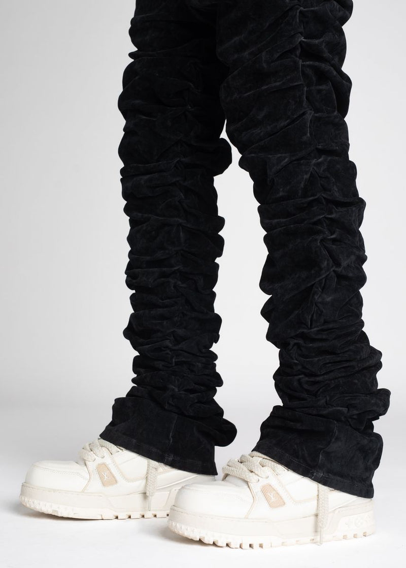 Guapi (All black super stacked denim v2)