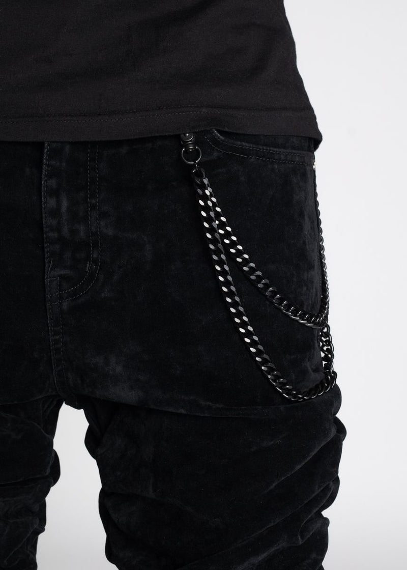 Guapi (All black super stacked denim v2)