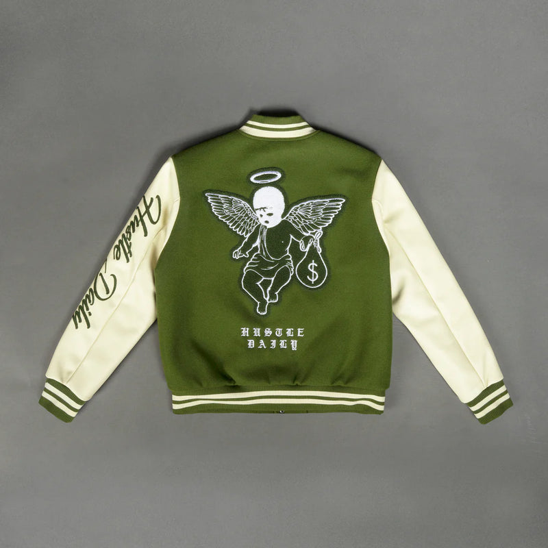 Hasta Muerte (Army Bless The Real Letterman Varsity Jacket)