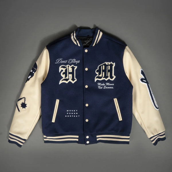 Hasta Muerte (Navy 'Legends Letterman' varsity jacket)