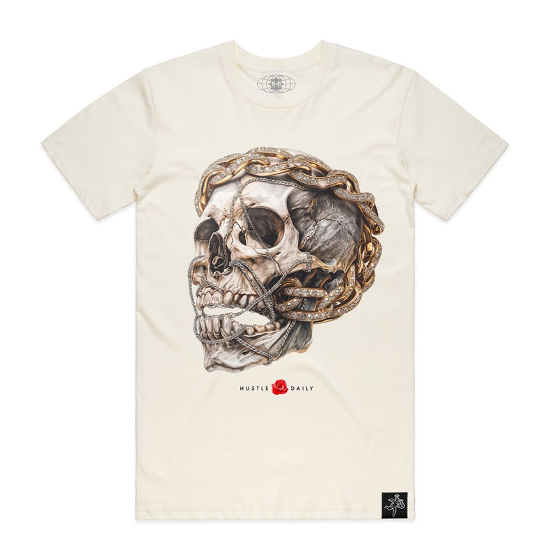 Hasta muerte (Natural  “diamond chains skull t-shirt)