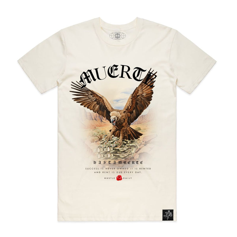 Hasta muerte (Natural  “vulture muerte t-shirt)