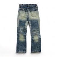 Haus jr (kids Dark indigo Rhone stacked jean -108)