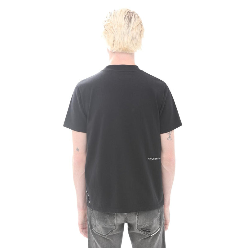 hvman (black novelty warp spread t-shirt)