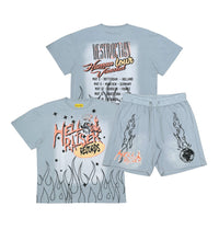 Civilized Men's Hell Raiser Records Short Set Grey