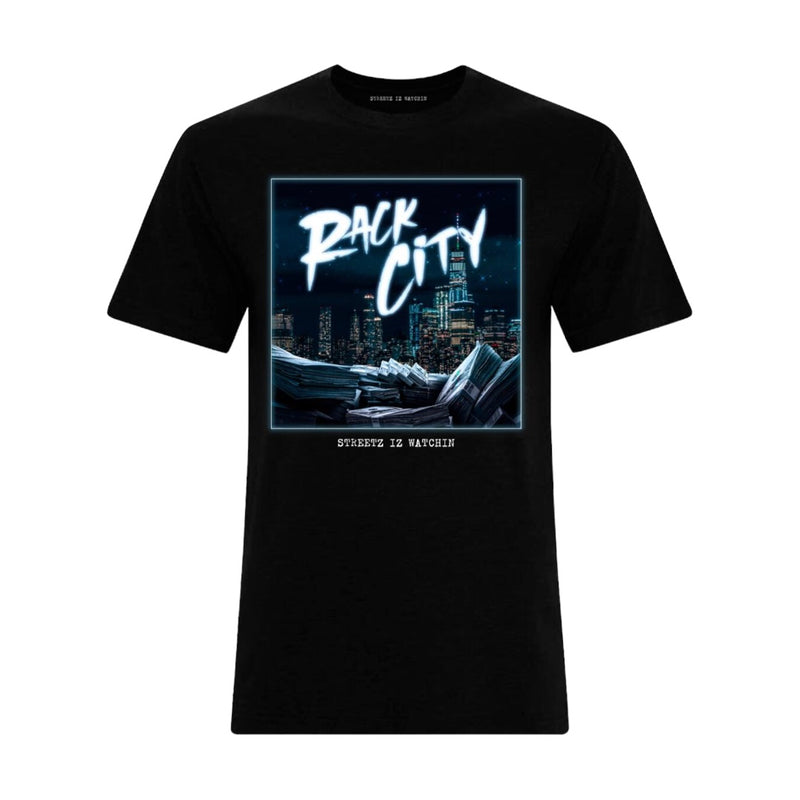Streetz iz watchin (black “rack city t-shirt)