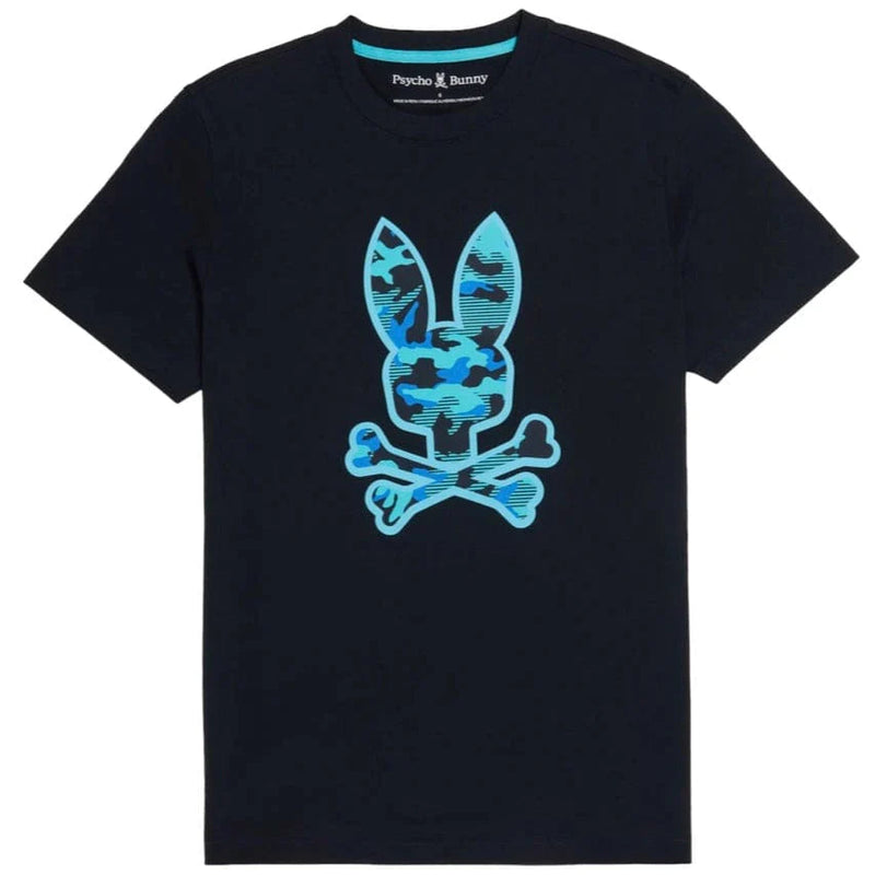 Psycho bunny (Dark navy rye graphic t-shirt)