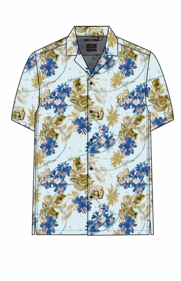 ksubi (multi floralist resort button up t-shirt)