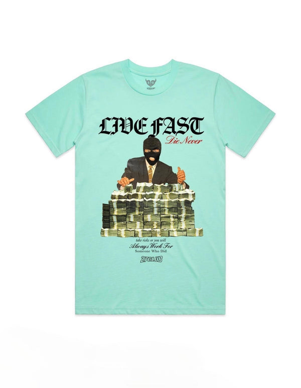 27Club (aqua live fast boss t-shirt)