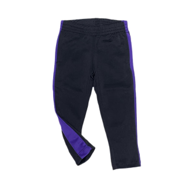 kids black/purple track pant