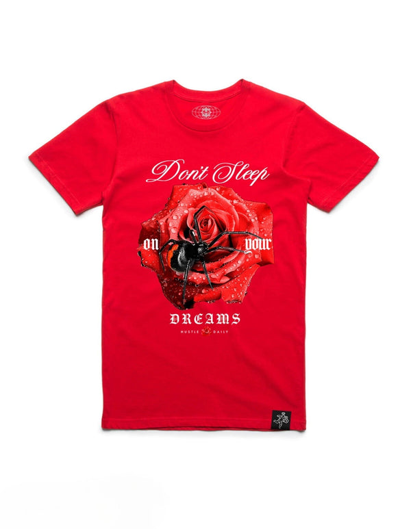Hasta muerte (red widow rose t-shirt)