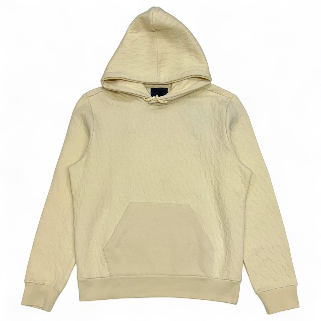 Inimigio (classic raw monogram jacquard hoodie)