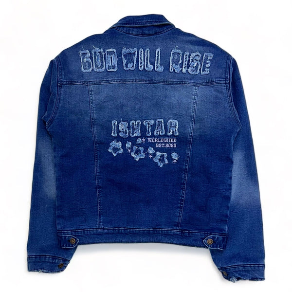 Ishtar (Men's Indigo Blue "Worldwide denim jacket)