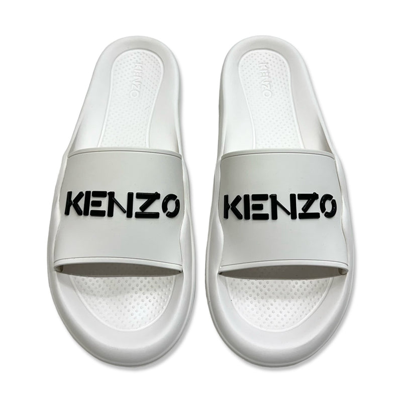 Kenzo (white ”kenzo logo print slide)