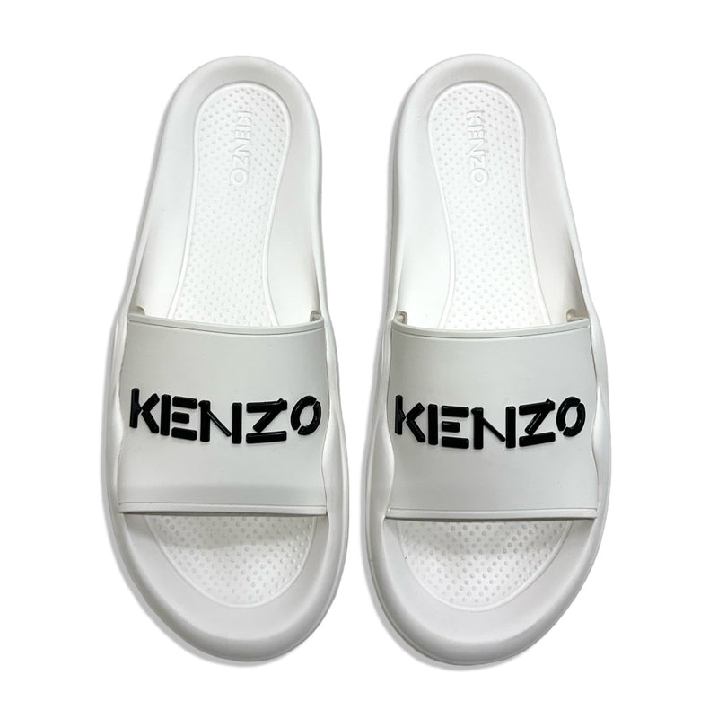 Kenzo (white ”kenzo logo print slide)