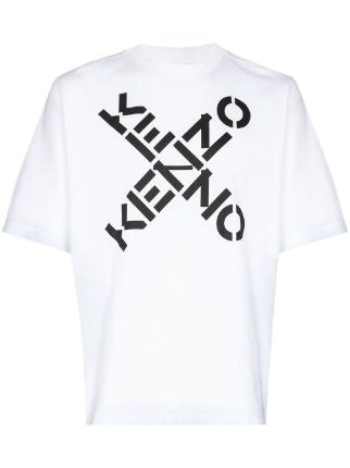 Kenzo (Men's White Sport Big X T-Shirt)